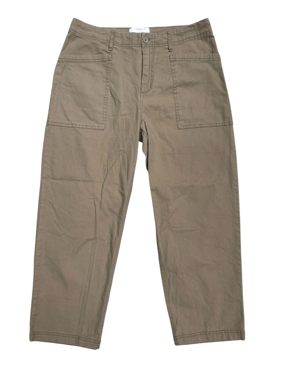 Lucky Brand Tan Tapered Cropped Pants Size 8/29 NWOT